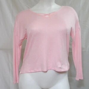 Ande‎ Supersoft V-Neck Knit Pajama Top XL Pink